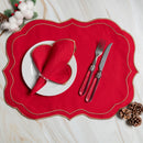 Kit 24 Pçs 12 Lugares Mesa Posta Sousplat Jogo Americano Escócia Bordado