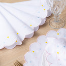 Kit 24 Pçs 12 Lugares Mesa Posta Sousplat Jogo Americano Poá