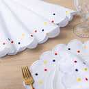 Kit 24 Pçs 12 Lugares Mesa Posta Sousplat Jogo Americano Poá