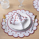 Kit 24 Pçs 12 Lugares Mesa Posta Sousplat Jogo Americano Poá