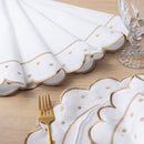 Kit 24 Pçs 12 Lugares Mesa Posta Sousplat Jogo Americano Poá