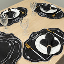 Kit 24 Pçs 12 Lugares Mesa Posta Sousplat Jogo Americano Churrasco Bordado