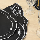 Kit 24 Pçs 12 Lugares Mesa Posta Sousplat Jogo Americano Churrasco Bordado