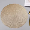 Kit Jogo Americano Souplat Redondo 38cm – Mesa Posta Elegante (4 ou 6 Peças)