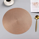 Kit Jogo Americano Souplat Redondo 38cm – Mesa Posta Elegante (4 ou 6 Peças)