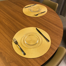 Kit Jogo Americano Souplat Redondo 38cm – Mesa Posta Elegante (4 ou 6 Peças)
