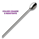 Kit 2 Colheres de Suco Utensílio para Bebidas