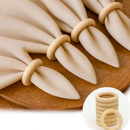 Argola Porta Guardanapo de Madeira para Mesa Posta, Almoço, Jantar e casamento