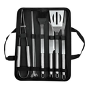 Kit Para Churrasco Profissional Inox Chef Gourmet Utensílios(9 Peças)
