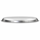 10 Bandeja 35x21cm Oval Travessa Inox Restaurante Porção Atacado