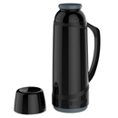 Garrafa Térmica Cristal 1 Litro Preta Soprano