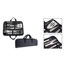 Kit Para Churrasco Profissional Inox Chef Gourmet Utensílios(9 Peças)